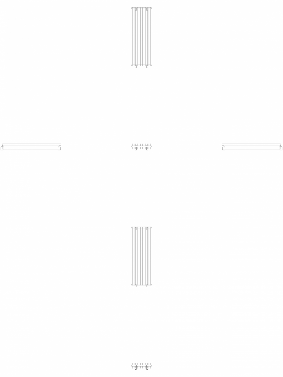 Pagina 1 - CAD-DWG calorifer_decorativ_TULIPA-TV2_1600-540_2D VASCO Detaliu de produs TULIPA...