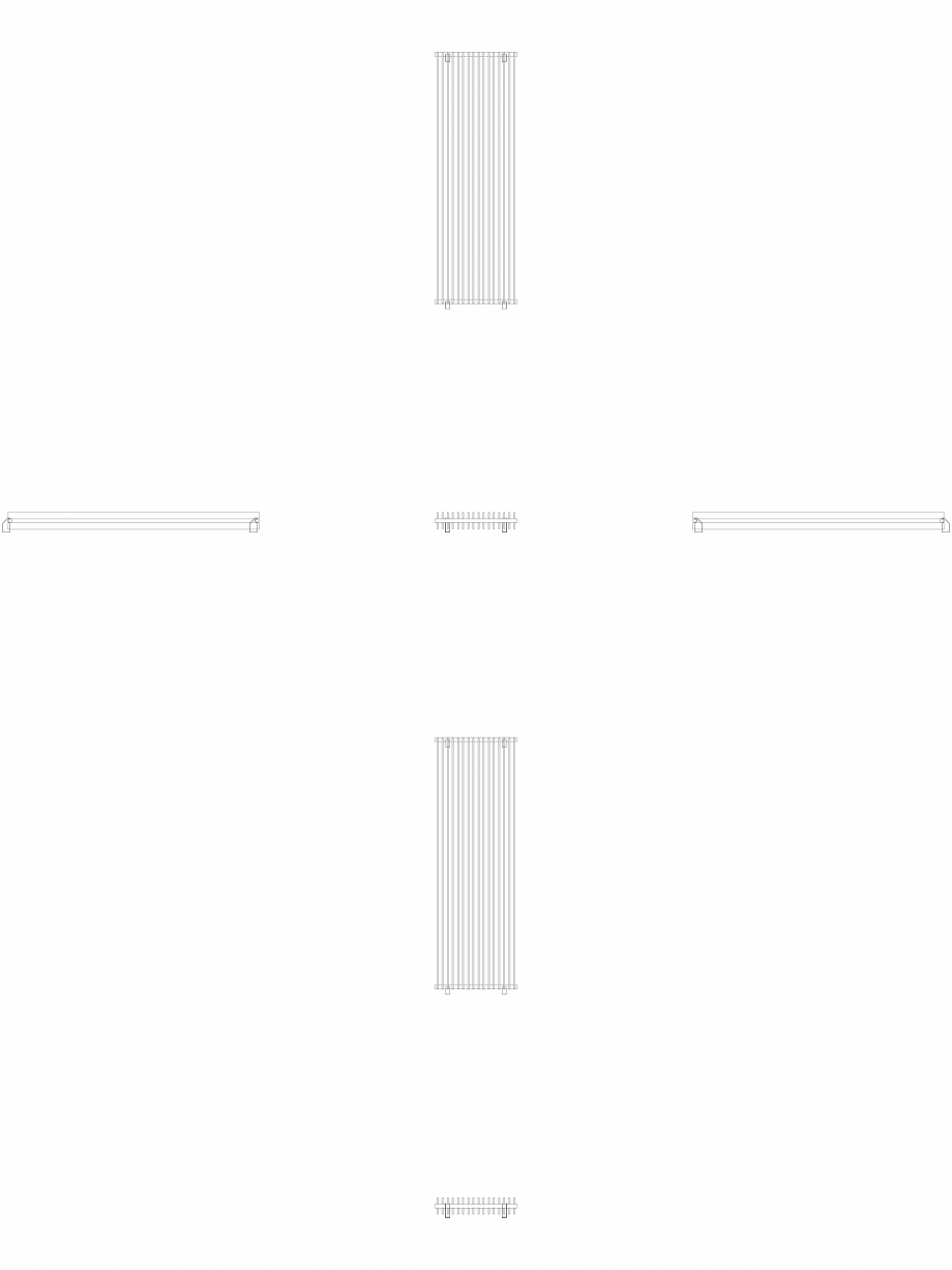 Pagina 1 - CAD-DWG calorifer_decorativ_TULIPA-TV2_2200-720_2D VASCO Detaliu de produs TULIPA...