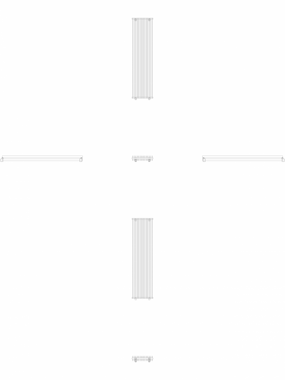 Pagina 1 - CAD-DWG calorifer_decorativ_TULIPA-TV2_2400-630_2D VASCO Detaliu de produs TULIPA...