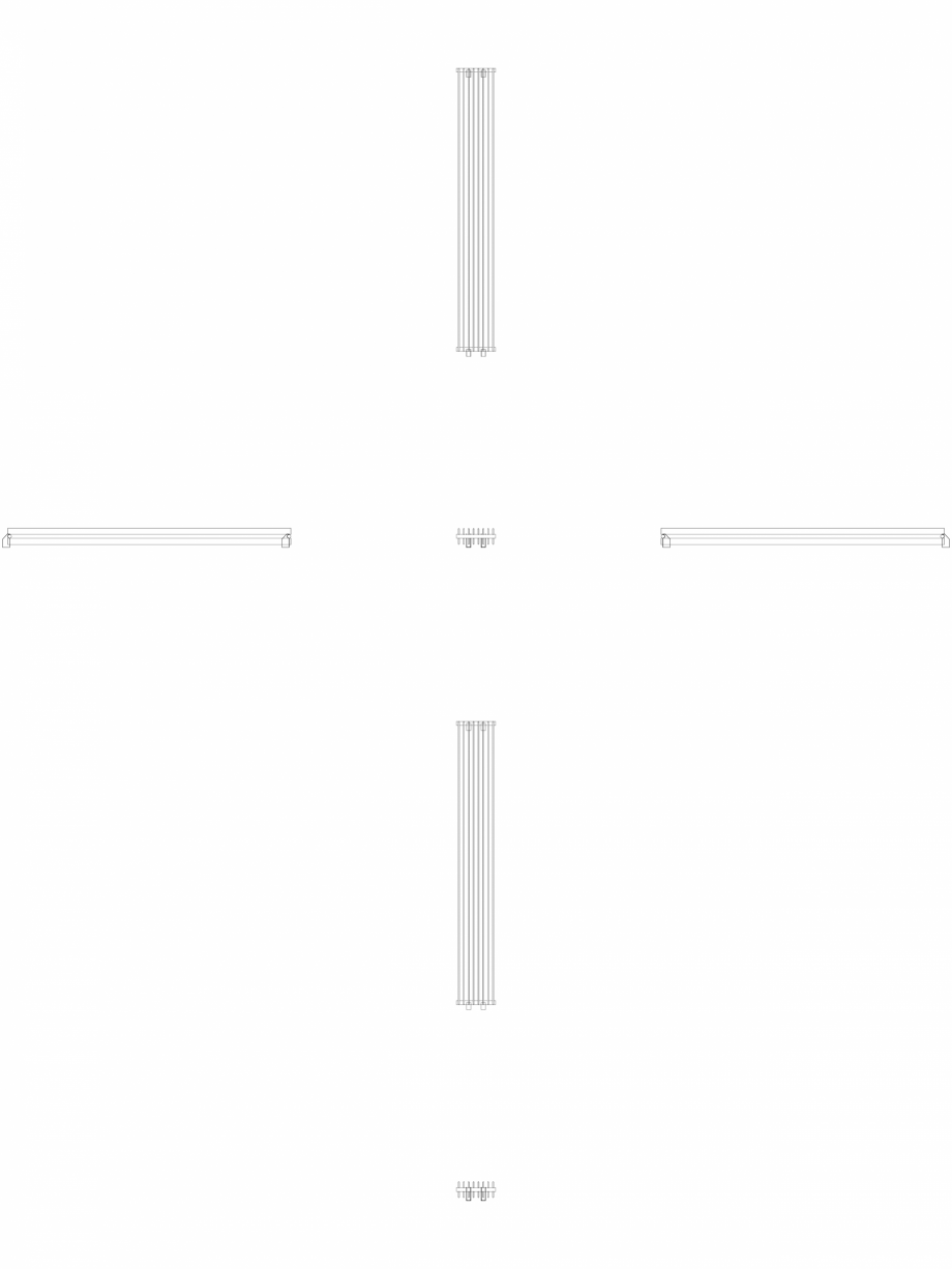 Pagina 1 - CAD-DWG calorifer_decorativ_TULIPA-TV2_2600-360_2D VASCO Detaliu de produs TULIPA...