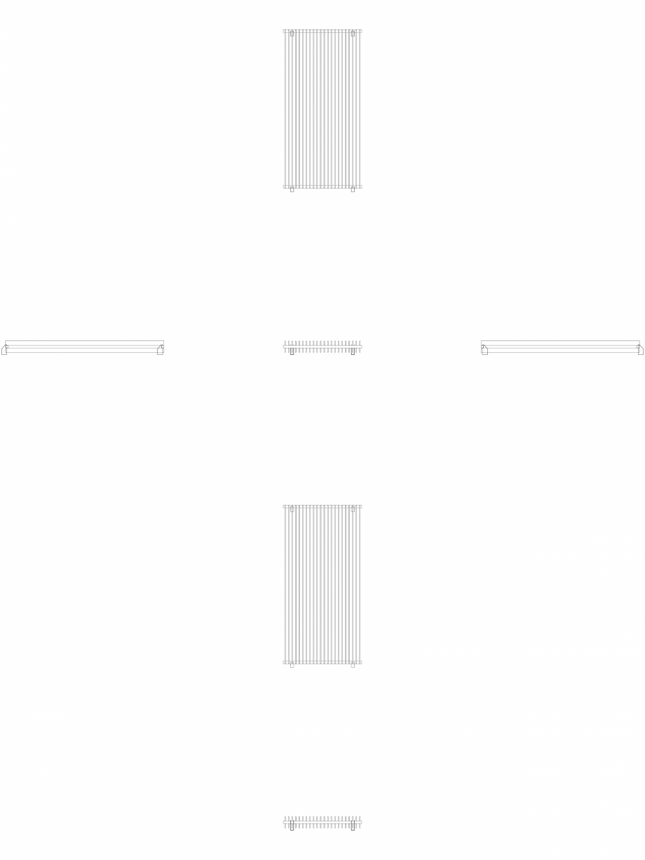 Pagina 1 - CAD-DWG calorifer_decorativ_TULIPA-TV2_2000-990_2D VASCO Detaliu de produs TULIPA...