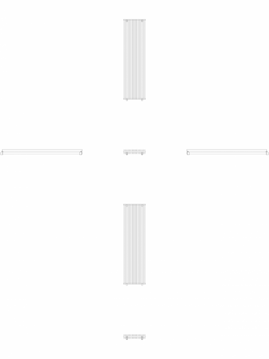 Pagina 1 - CAD-DWG calorifer_decorativ_TULIPA-TV2_2600-720_2D VASCO Detaliu de produs TULIPA...