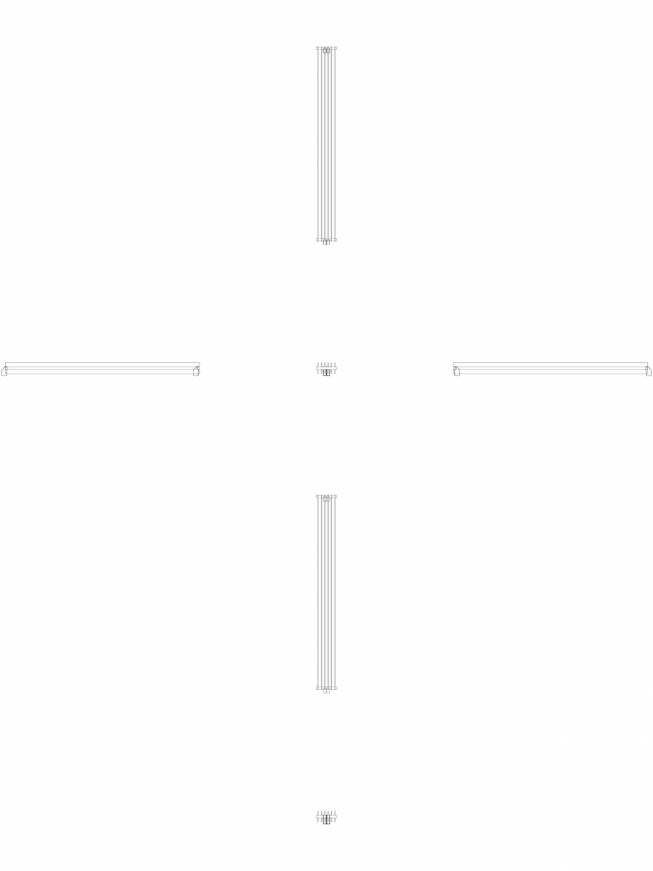 Pagina 1 - CAD-DWG calorifer_decorativ_TULIPA-TV2_2600-270_2D VASCO Detaliu de produs TULIPA...