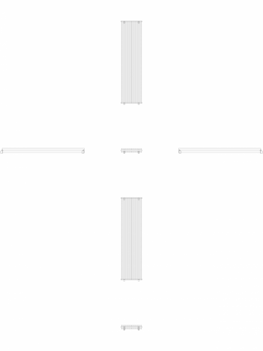 Pagina 1 - CAD-DWG calorifer_decorativ_TULIPA-TV2_2800-720_2D VASCO Detaliu de produs TULIPA...