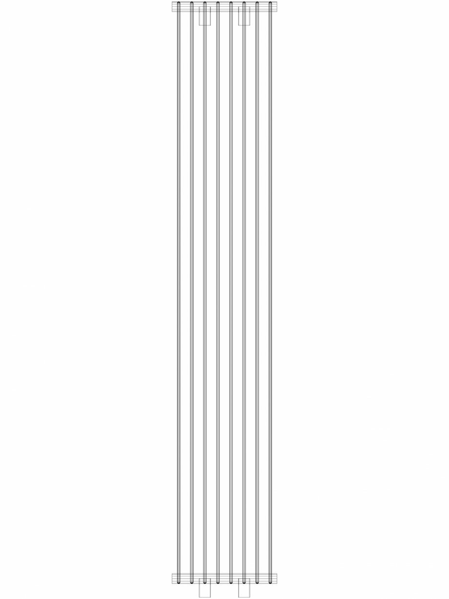 Pagina 1 - CAD-DWG calorifer_decorativ_TULIPA-TV1_2000-360_3D VASCO Detaliu de produs TULIPA...