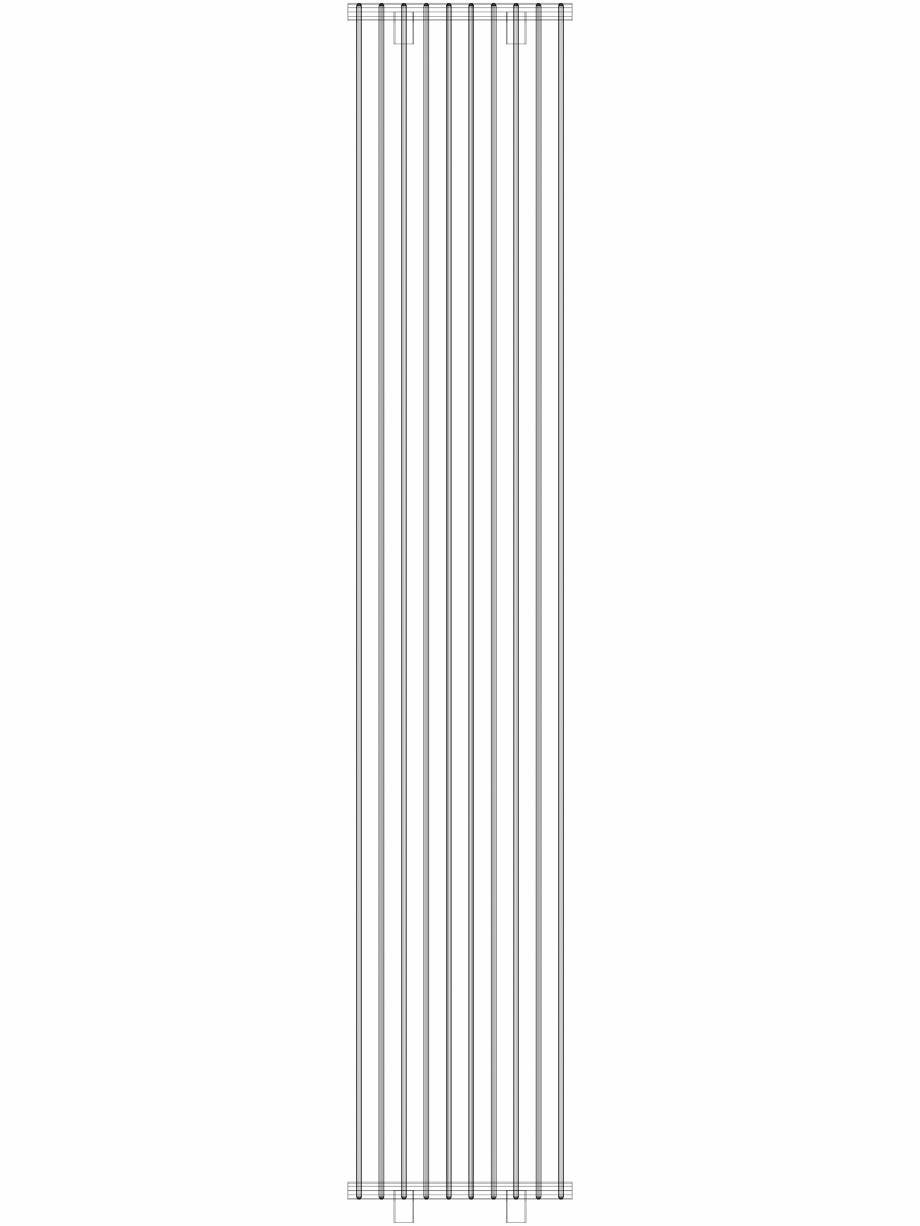 Pagina 1 - CAD-DWG calorifer_decorativ_TULIPA-TV1_2400-450_3D VASCO Detaliu de produs TULIPA...