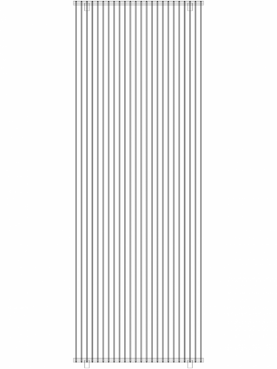 Pagina 1 - CAD-DWG calorifer_decorativ_TULIPA-TV1_3000-1080_3D VASCO Detaliu de produs TULIPA...
