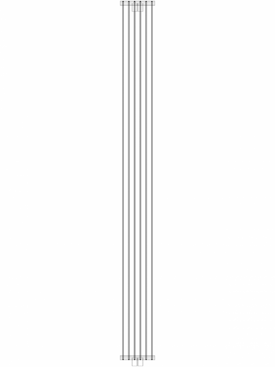 Pagina 1 - CAD-DWG calorifer_decorativ_TULIPA-TV1_2800-270_3D VASCO Detaliu de produs TULIPA...