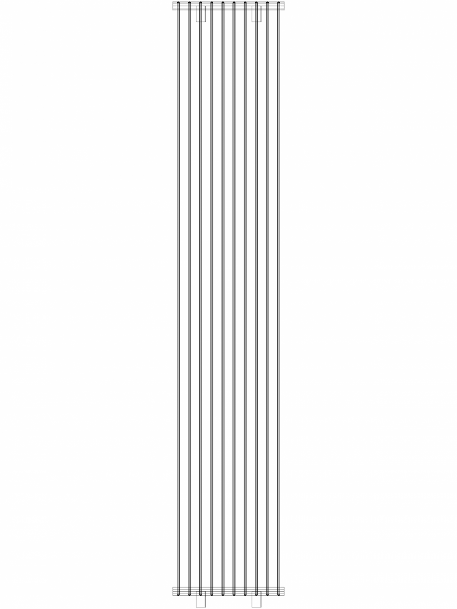 Pagina 1 - CAD-DWG calorifer_decorativ_TULIPA-TV2_2400-450_3D VASCO Detaliu de produs TULIPA...