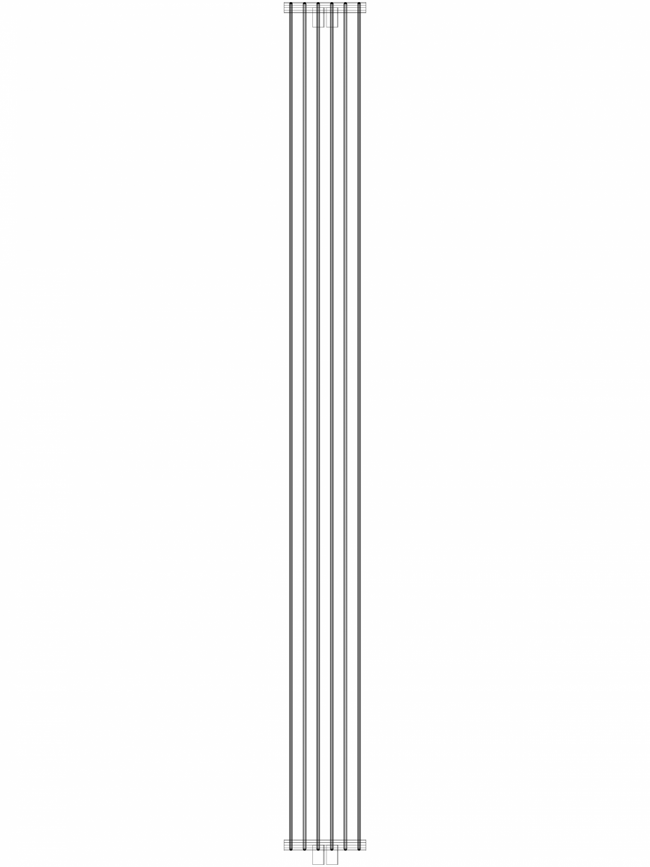 Pagina 1 - CAD-DWG calorifer_decorativ_TULIPA-TV2_2800-270_3D VASCO Detaliu de produs TULIPA...