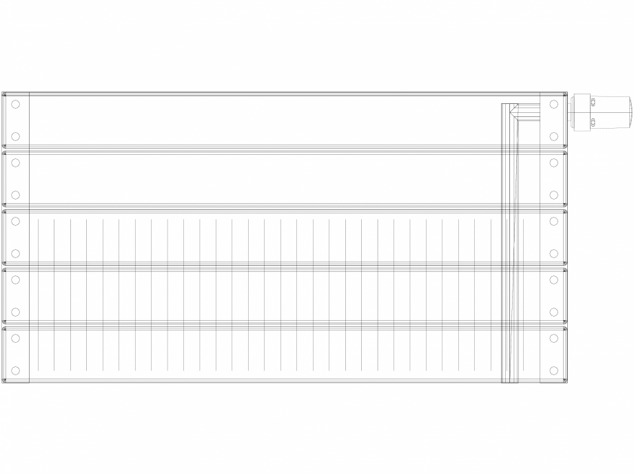 Pagina 1 - CAD-DWG calorifer_decorativ_VIOLA-H1L1_360-700_3D VASCO Detaliu de produs VIOLA ORIZONTAL...