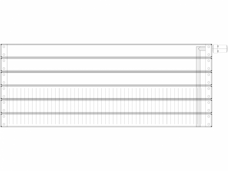 Pagina 1-CAD-DWG calorifer_decorativ_VIOLA-H2L1_432.5-1100_3D VASCO Detaliu de produs VIOLA ORIZONTAL 