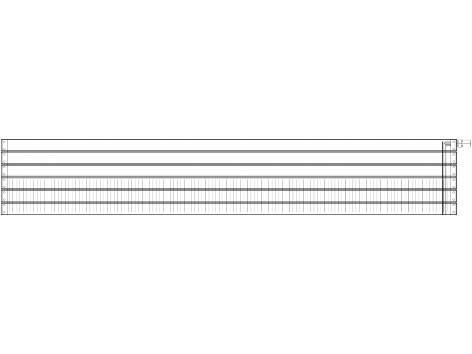 Pagina 1 - CAD-DWG calorifer_decorativ_VIOLA-H2L1_432.5-2600_3D VASCO Detaliu de produs VIOLA...