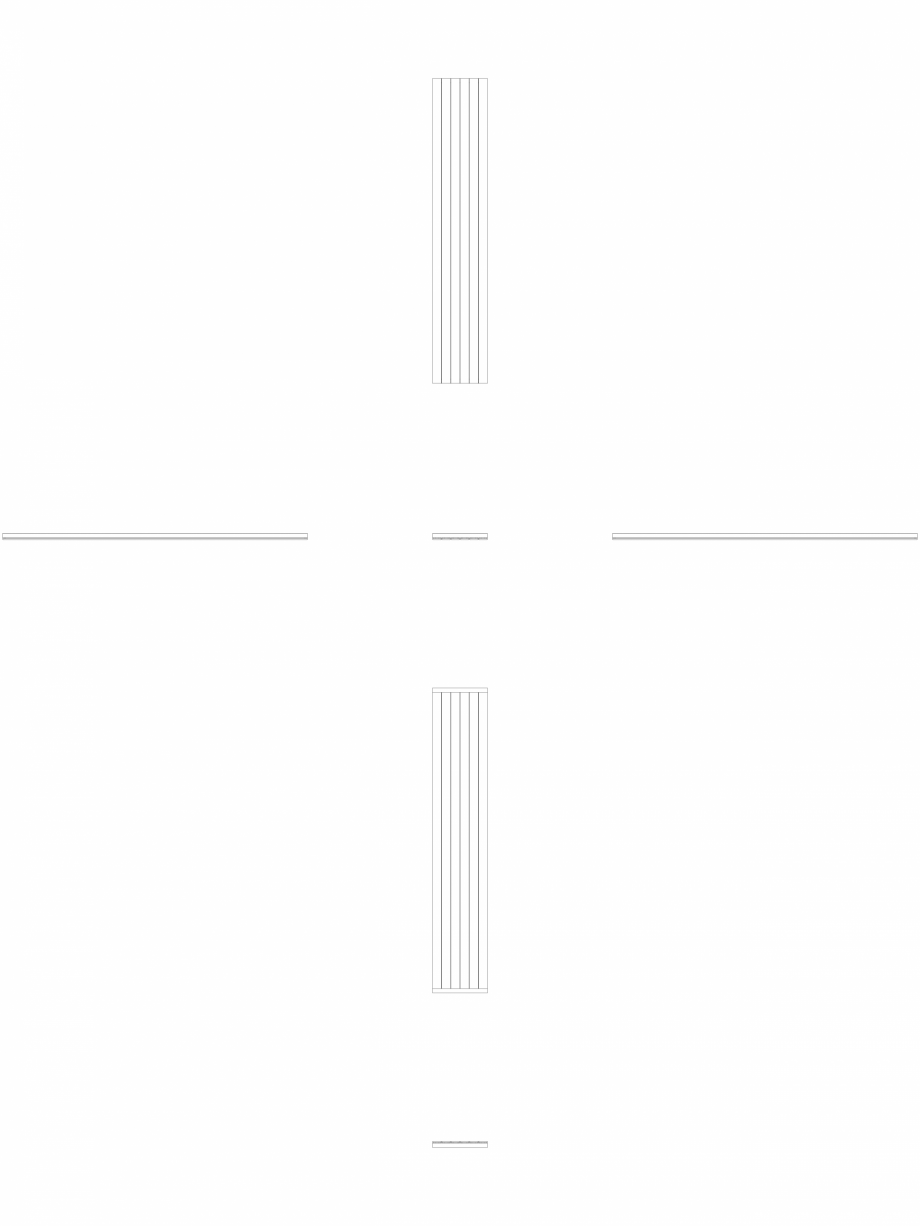 Pagina 1 - CAD-DWG calorifer_decorativ_VIOLA-V1_2400-432.5_2D VASCO Detaliu de produs VIOLA VERTICAL...