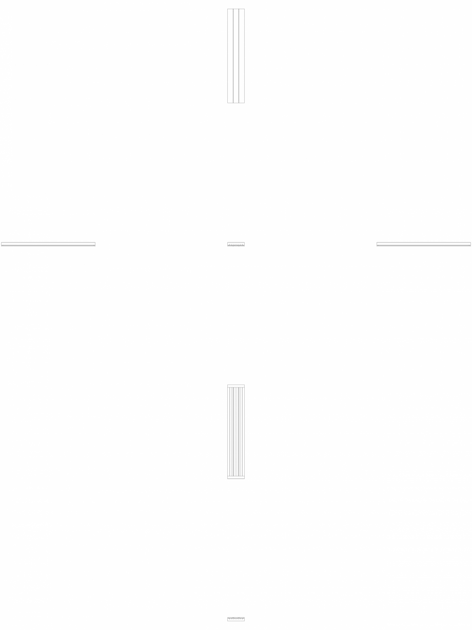 Pagina 1 - CAD-DWG calorifer_decorativ_VIOLA-V1L1_1200-215_2D VASCO Detaliu de produs VIOLA VERTICAL...