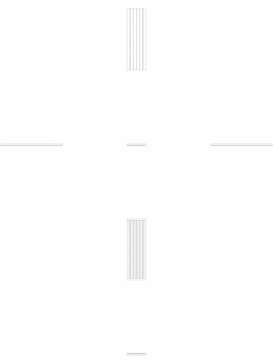 Pagina 1 - CAD-DWG calorifer_decorativ_VIOLA-V1L1_1400-432.5_2D VASCO Detaliu de produs VIOLA...