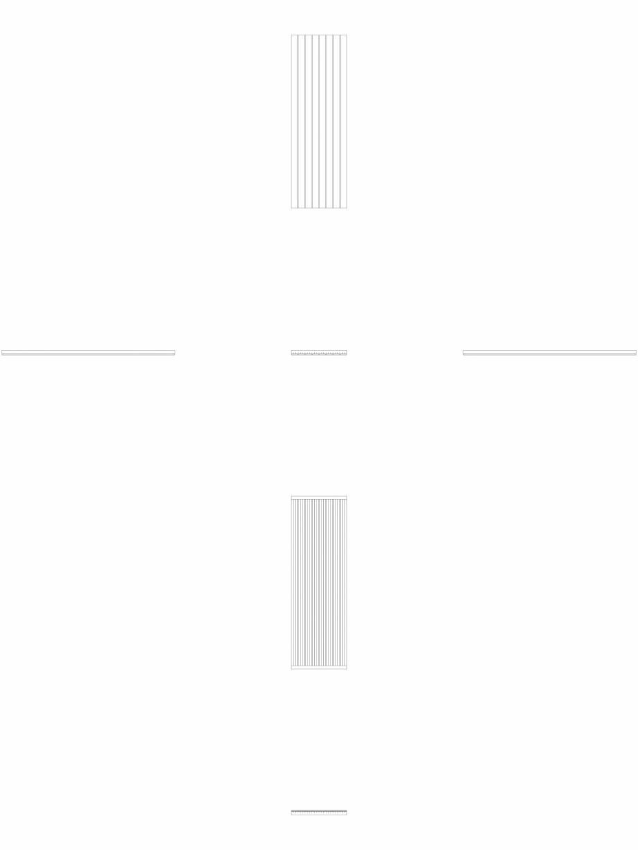 Pagina 1 - CAD-DWG calorifer_decorativ_VIOLA-V1L1_1800-577.5_2D VASCO Detaliu de produs VIOLA...
