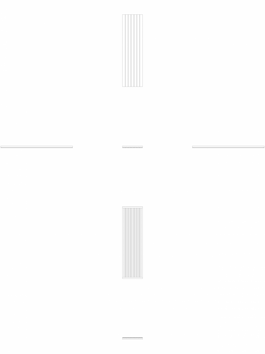 Pagina 1 - CAD-DWG calorifer_decorativ_VIOLA-V1L1_1800-505_2D VASCO Detaliu de produs VIOLA VERTICAL...