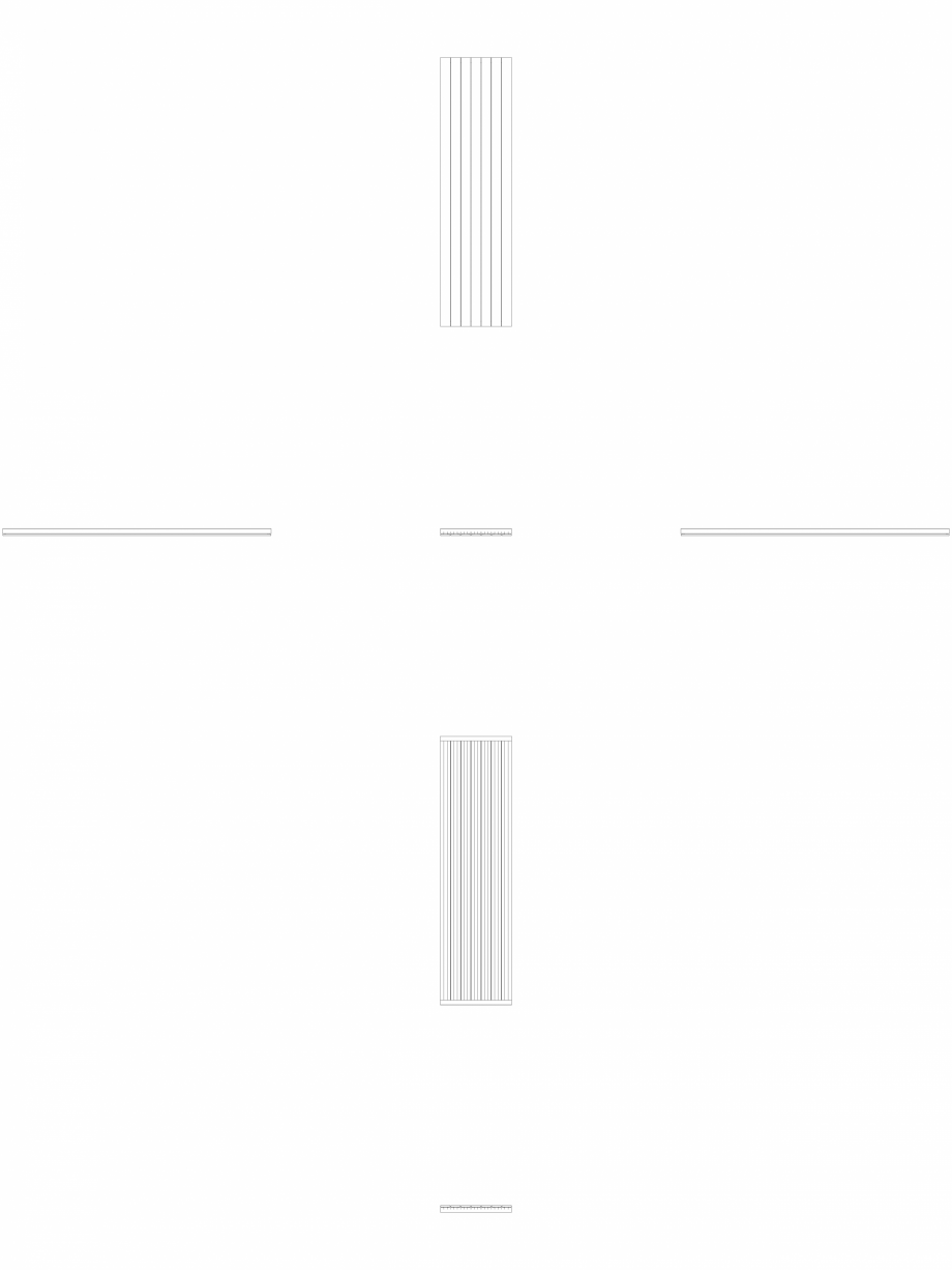 Pagina 1 - CAD-DWG calorifer_decorativ_VIOLA-V1L1_1900-505_2D VASCO Detaliu de produs VIOLA VERTICAL...