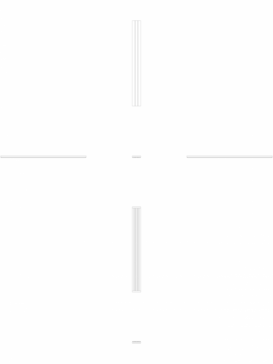 Pagina 1 - CAD-DWG calorifer_decorativ_VIOLA-V1L1_2200-215_2D VASCO Detaliu de produs VIOLA VERTICAL...