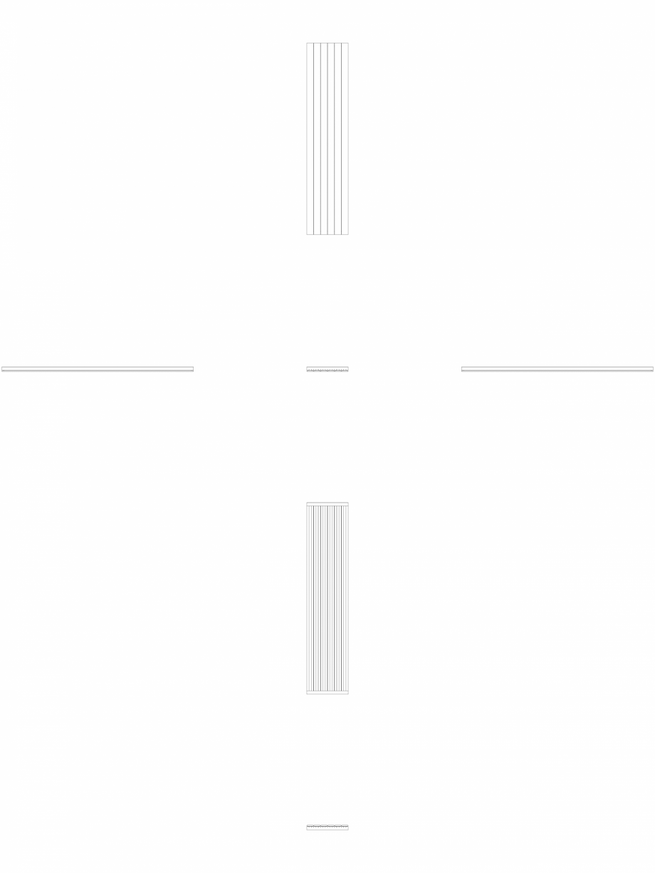 Pagina 1 - CAD-DWG calorifer_decorativ_VIOLA-V1L1_2000-432.5_2D VASCO Detaliu de produs VIOLA...