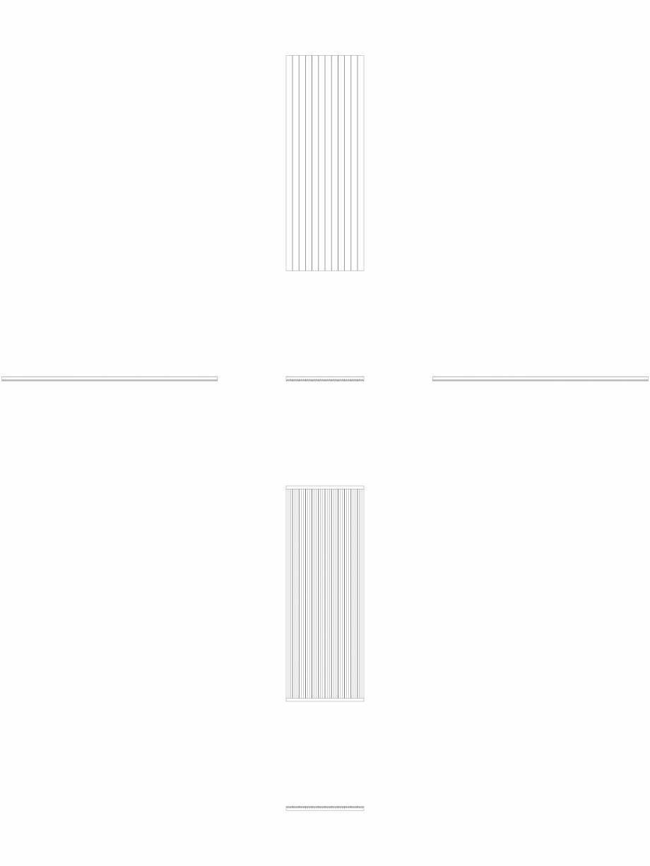 Pagina 1 - CAD-DWG calorifer_decorativ_VIOLA-V1L1_2400-867.5_2D VASCO Detaliu de produs VIOLA...