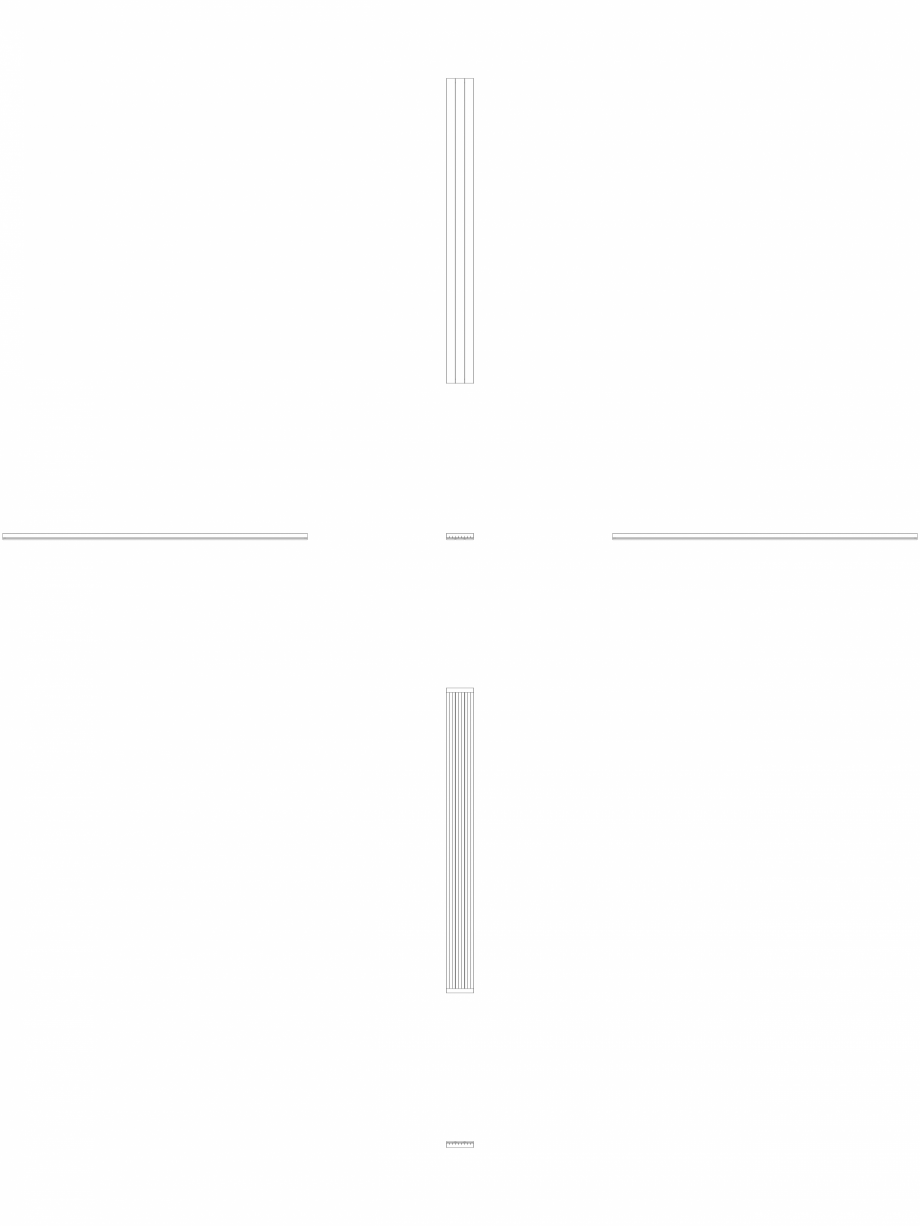 Pagina 1 - CAD-DWG calorifer_decorativ_VIOLA-V1L1_2400-215_2D VASCO Detaliu de produs VIOLA VERTICAL...