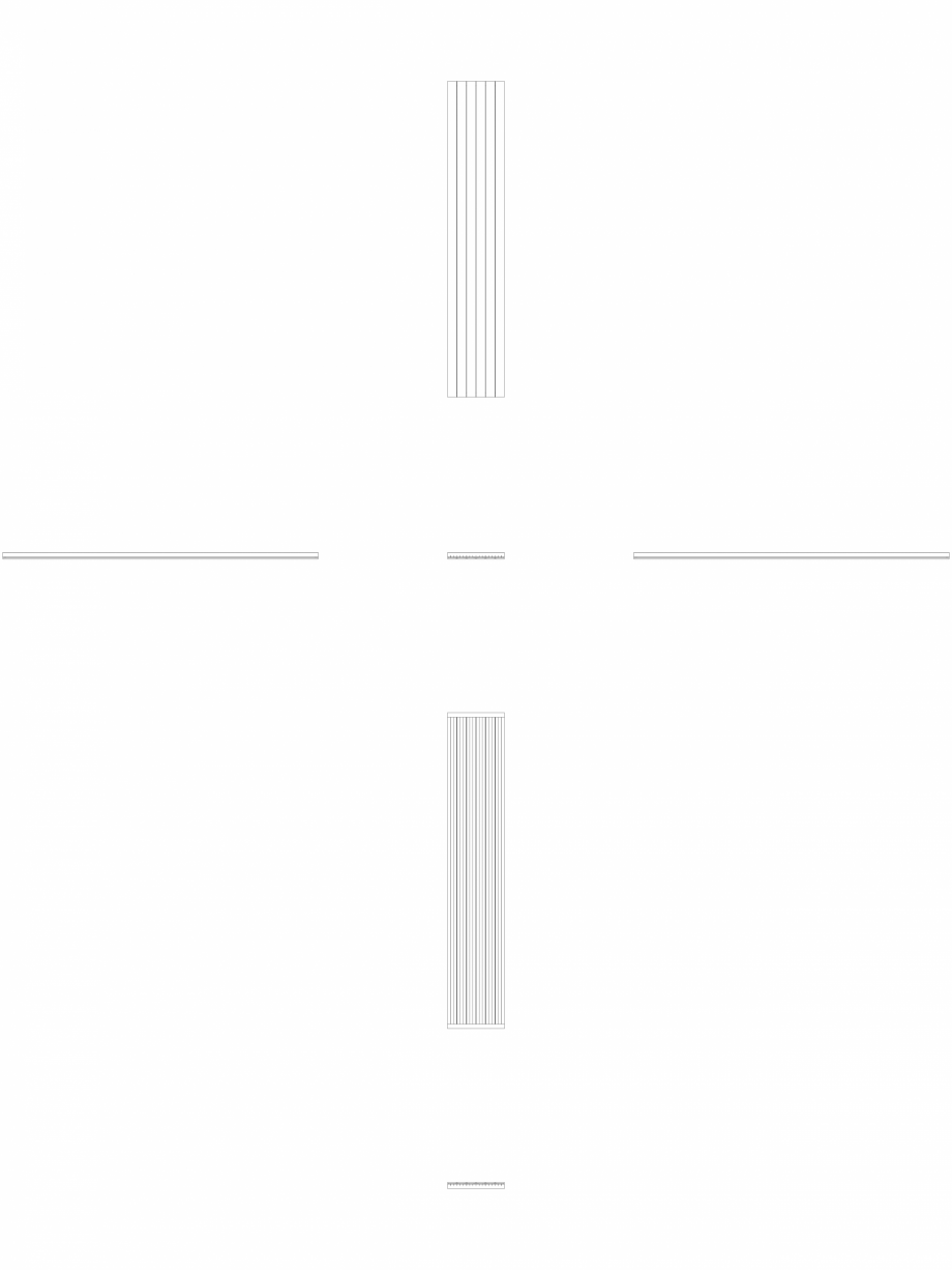 Pagina 1 - CAD-DWG calorifer_decorativ_VIOLA-V1L1_2400-432.5_2D VASCO Detaliu de produs VIOLA...