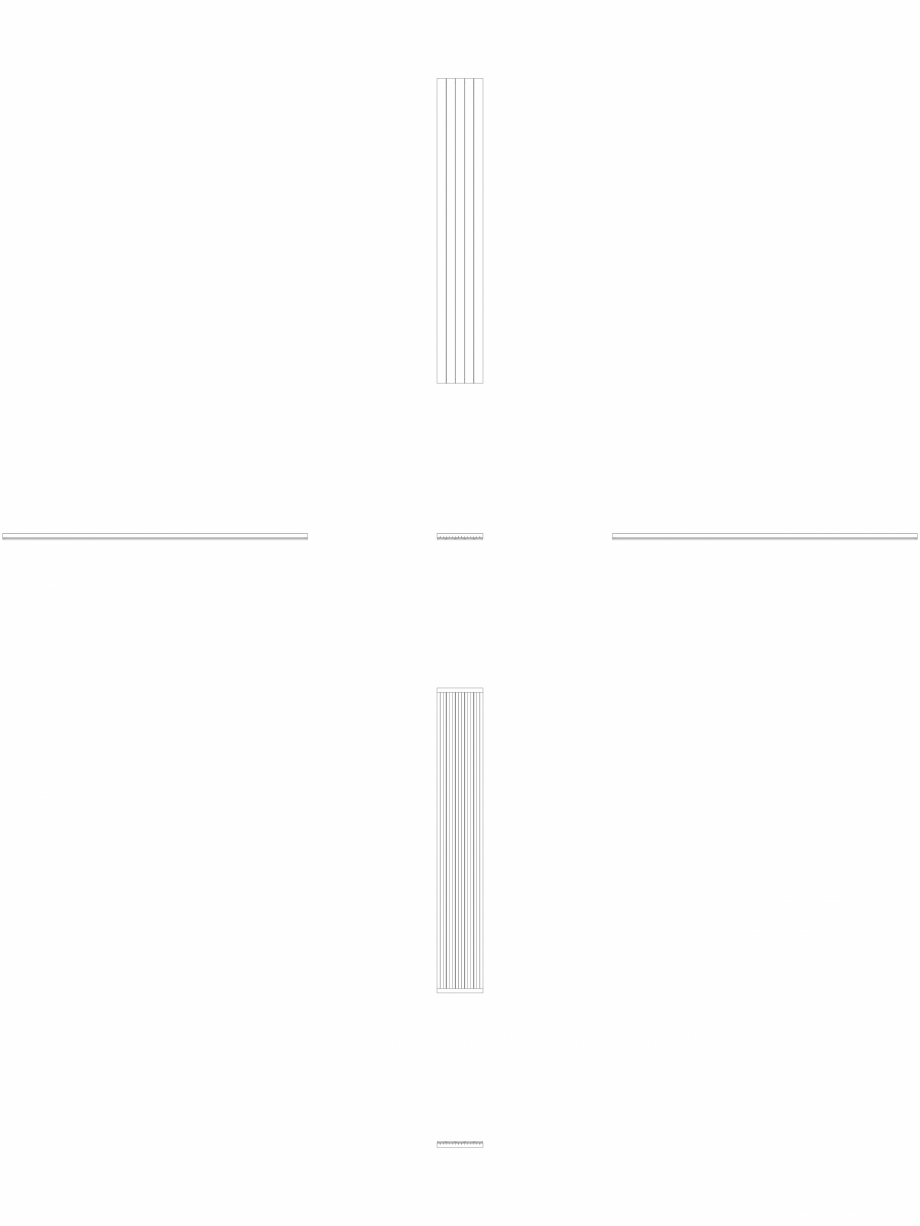 Pagina 1 - CAD-DWG calorifer_decorativ_VIOLA-V1L1_2400-360_2D VASCO Detaliu de produs VIOLA VERTICAL...