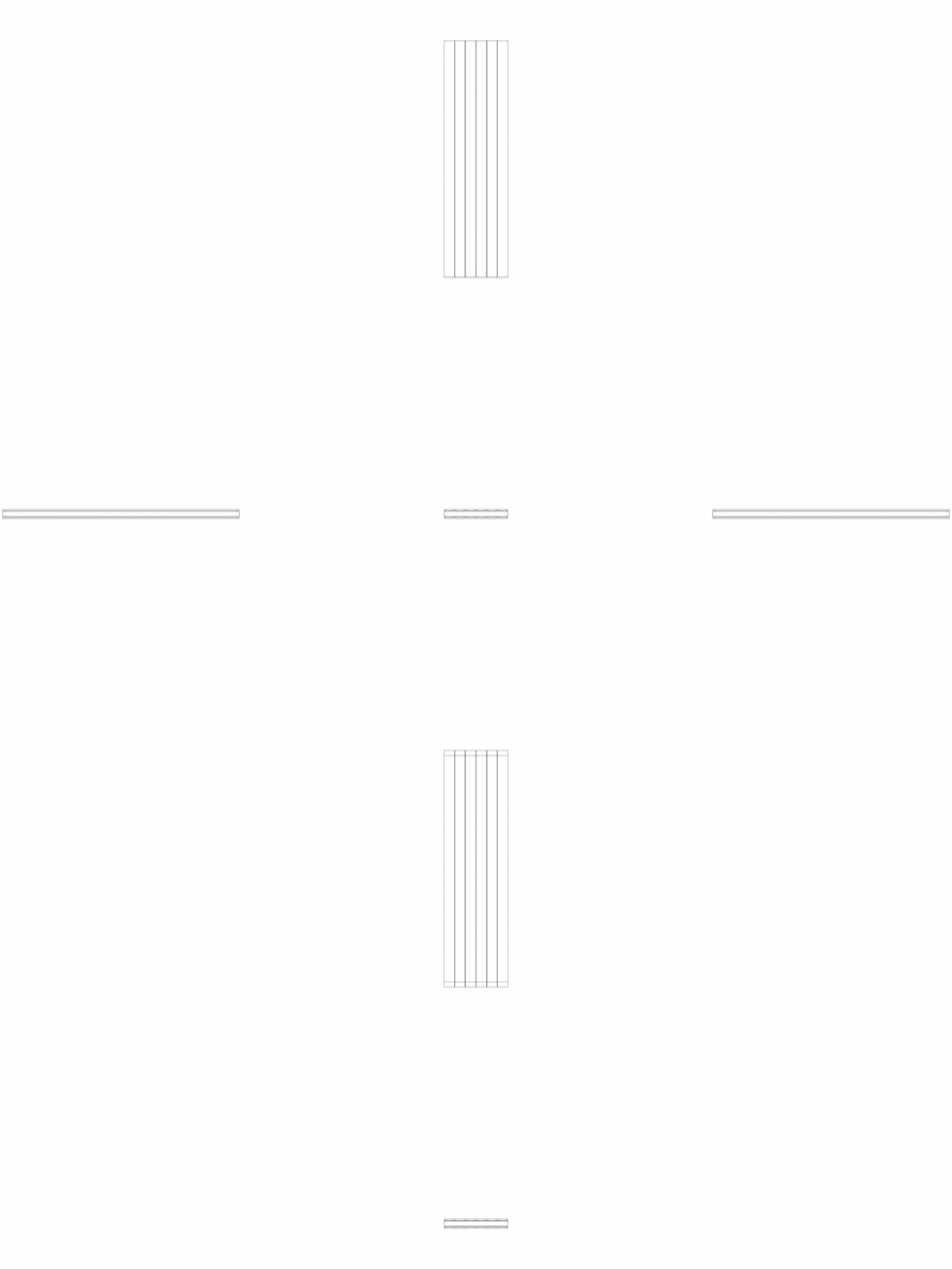 Pagina 1 - CAD-DWG calorifer_decorativ_VIOLA-V2_1600-432.5_2D VASCO Detaliu de produs VIOLA VERTICAL...