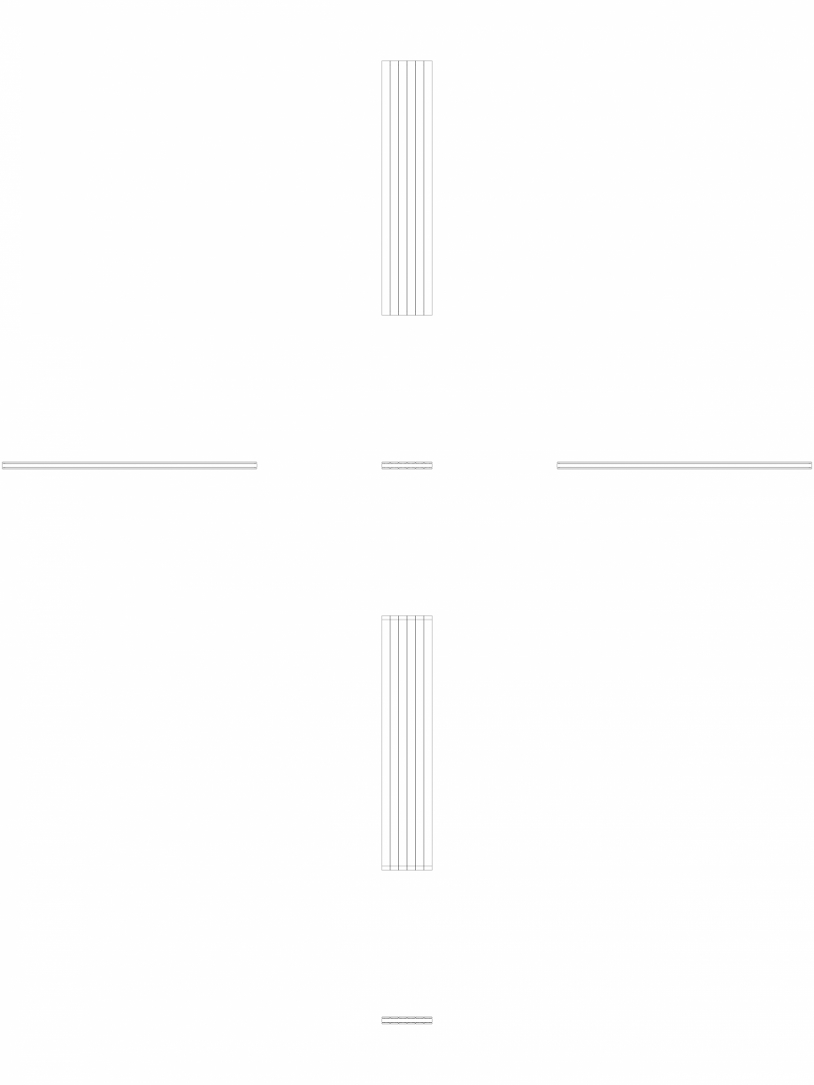 Pagina 1 - CAD-DWG calorifer_decorativ_VIOLA-V2_2200-432.5_2D VASCO Detaliu de produs VIOLA VERTICAL...
