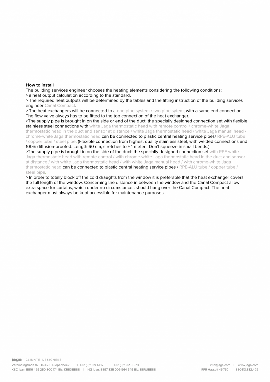 Pagina 3-Convector de pardoseala cu grila de aluminiu - Polyester JAGA CANAL COMPACT Fisa tehnica Engleza en....