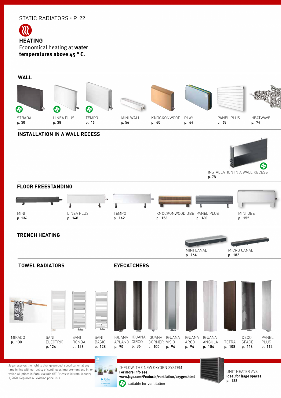 Pagina 14-Catalog general de produse 2020 JAGA CLIMA CANAL, CANAL COMPACT, MINI CANAL, CANAL PLUS, MINI Wall, ...