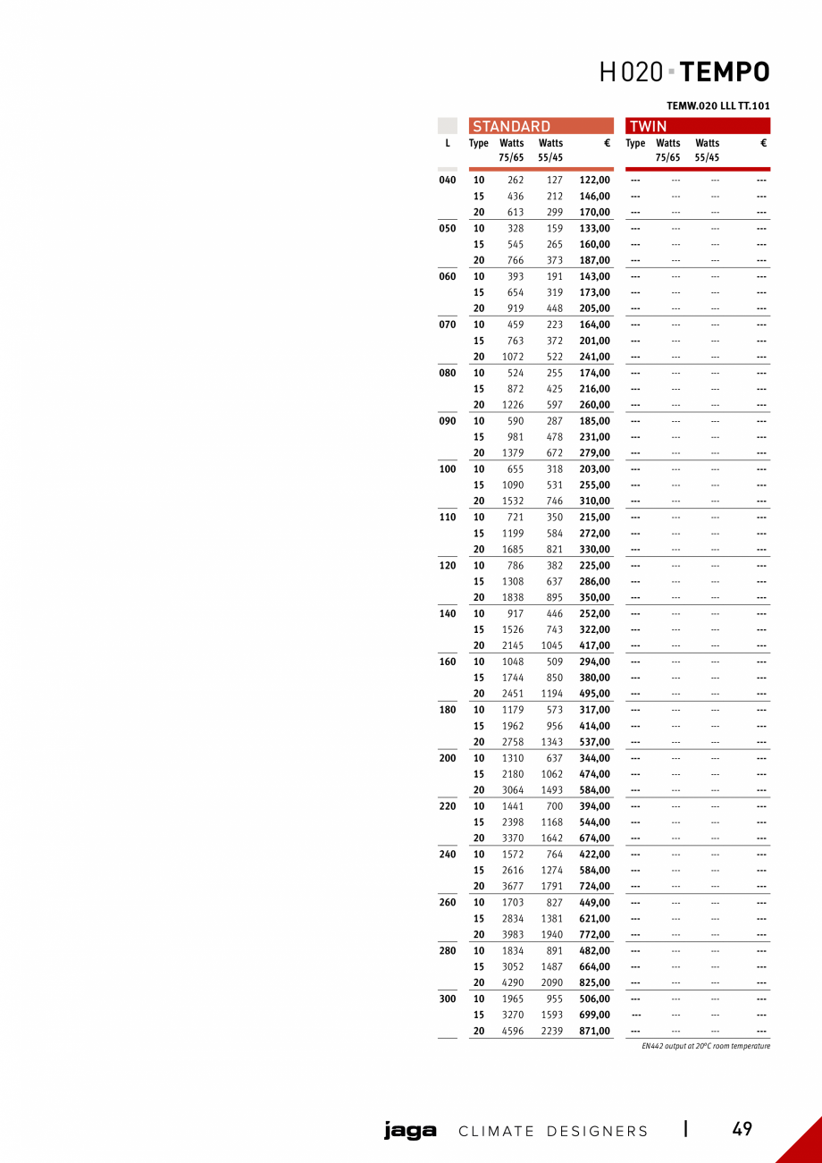 Pagina 42-Catalog general de produse 2020 JAGA CLIMA CANAL, CANAL COMPACT, MINI CANAL, CANAL PLUS, MINI Wall, ...