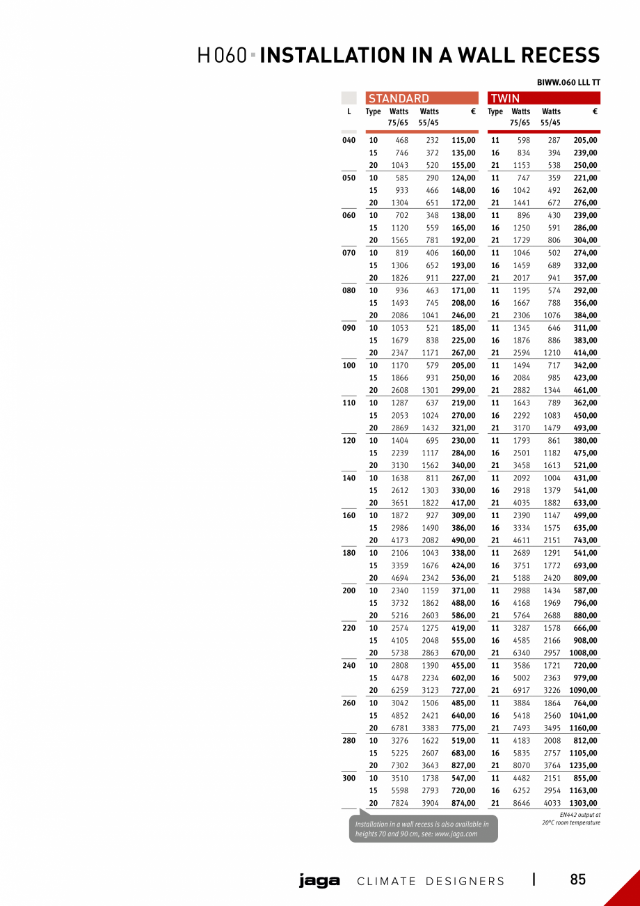 Pagina 78-Catalog general de produse 2020 JAGA CLIMA CANAL, CANAL COMPACT, MINI CANAL, CANAL PLUS, MINI Wall, ...