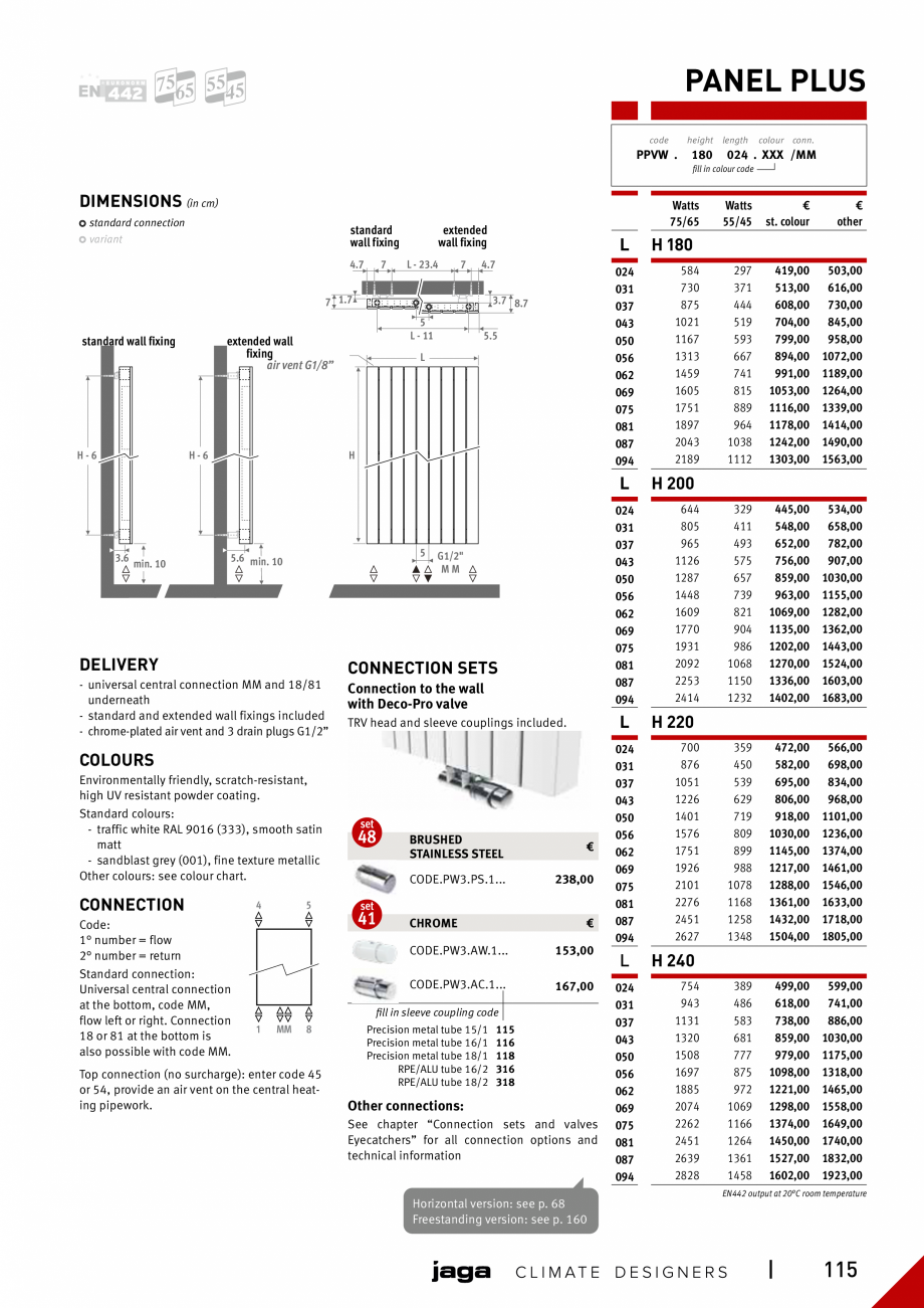 Pagina 114 - Catalog general de produse 2020 JAGA CLIMA CANAL, CANAL COMPACT, MINI CANAL, CANAL PLUS...