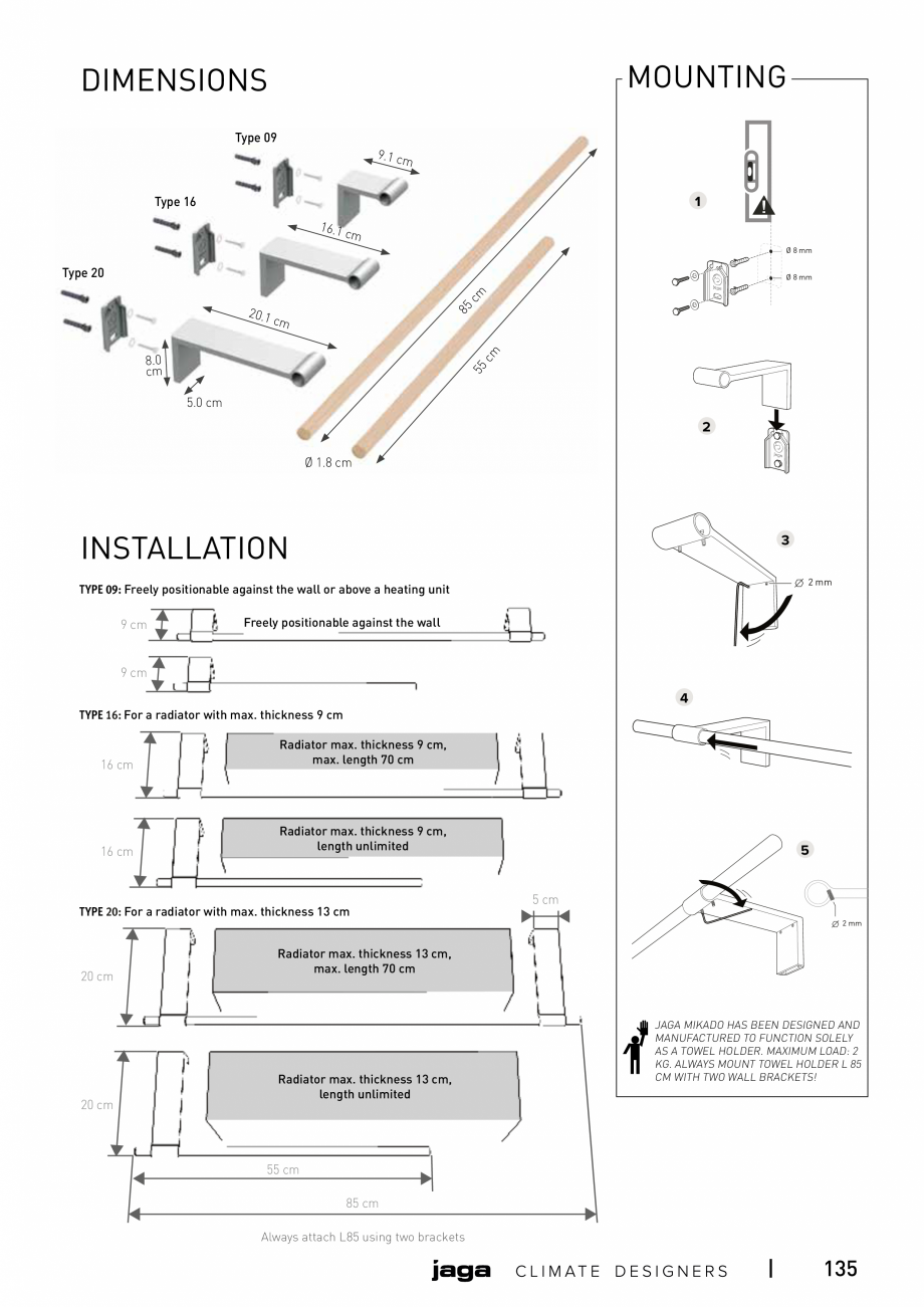 Pagina 134-Catalog general de produse 2020 JAGA CLIMA CANAL, CANAL COMPACT, MINI CANAL, CANAL PLUS, MINI Wall, ...