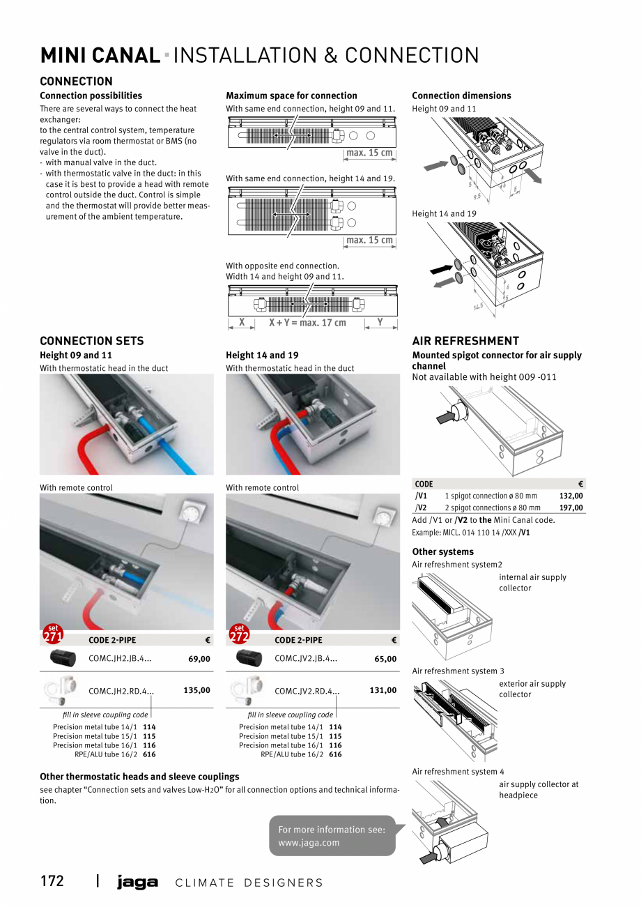 Pagina 171 - Catalog general de produse 2020 JAGA CLIMA CANAL, CANAL COMPACT, MINI CANAL, CANAL PLUS...