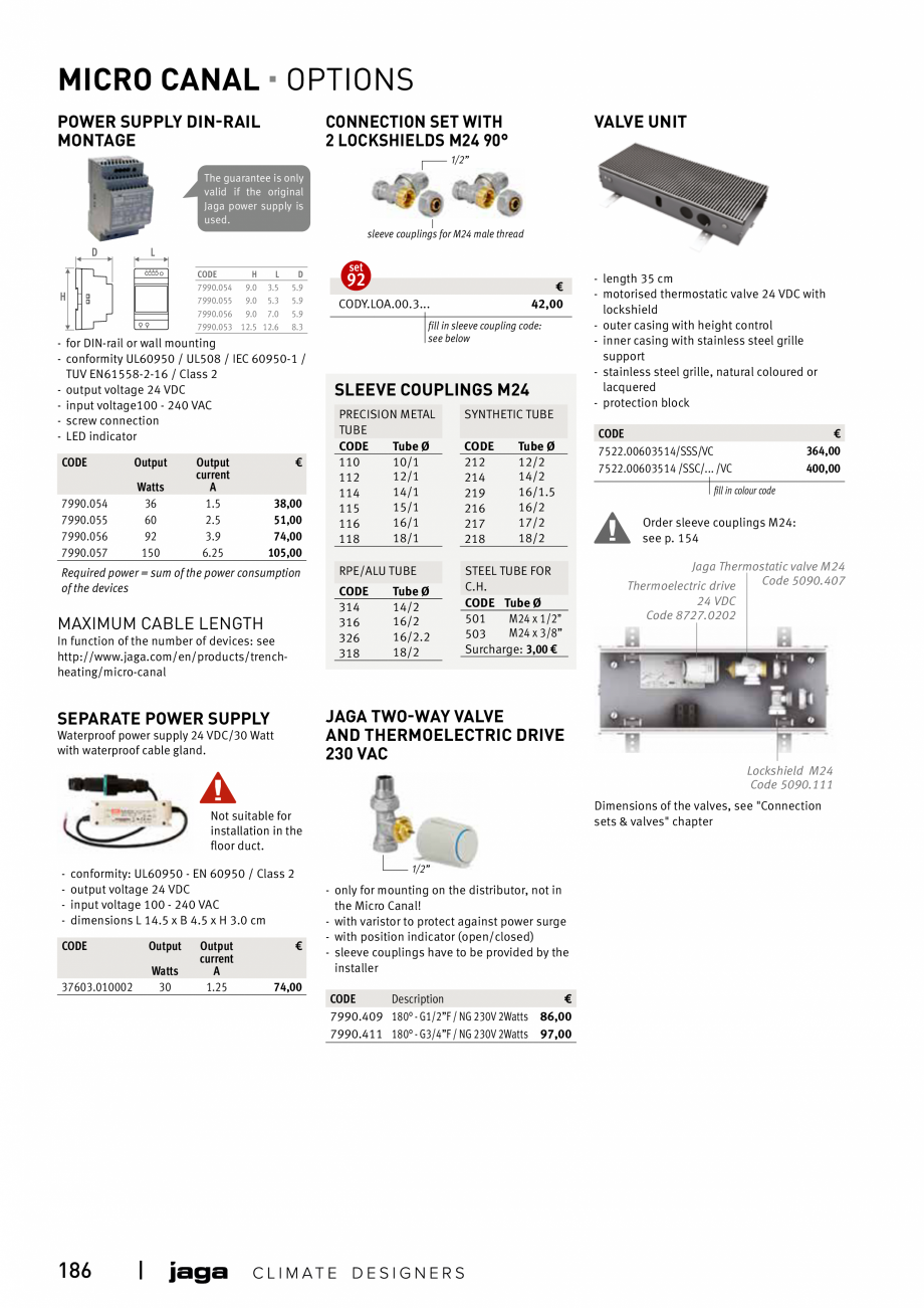 Pagina 185-Catalog general de produse 2020 JAGA CLIMA CANAL, CANAL COMPACT, MINI CANAL, CANAL PLUS, MINI Wall, ...