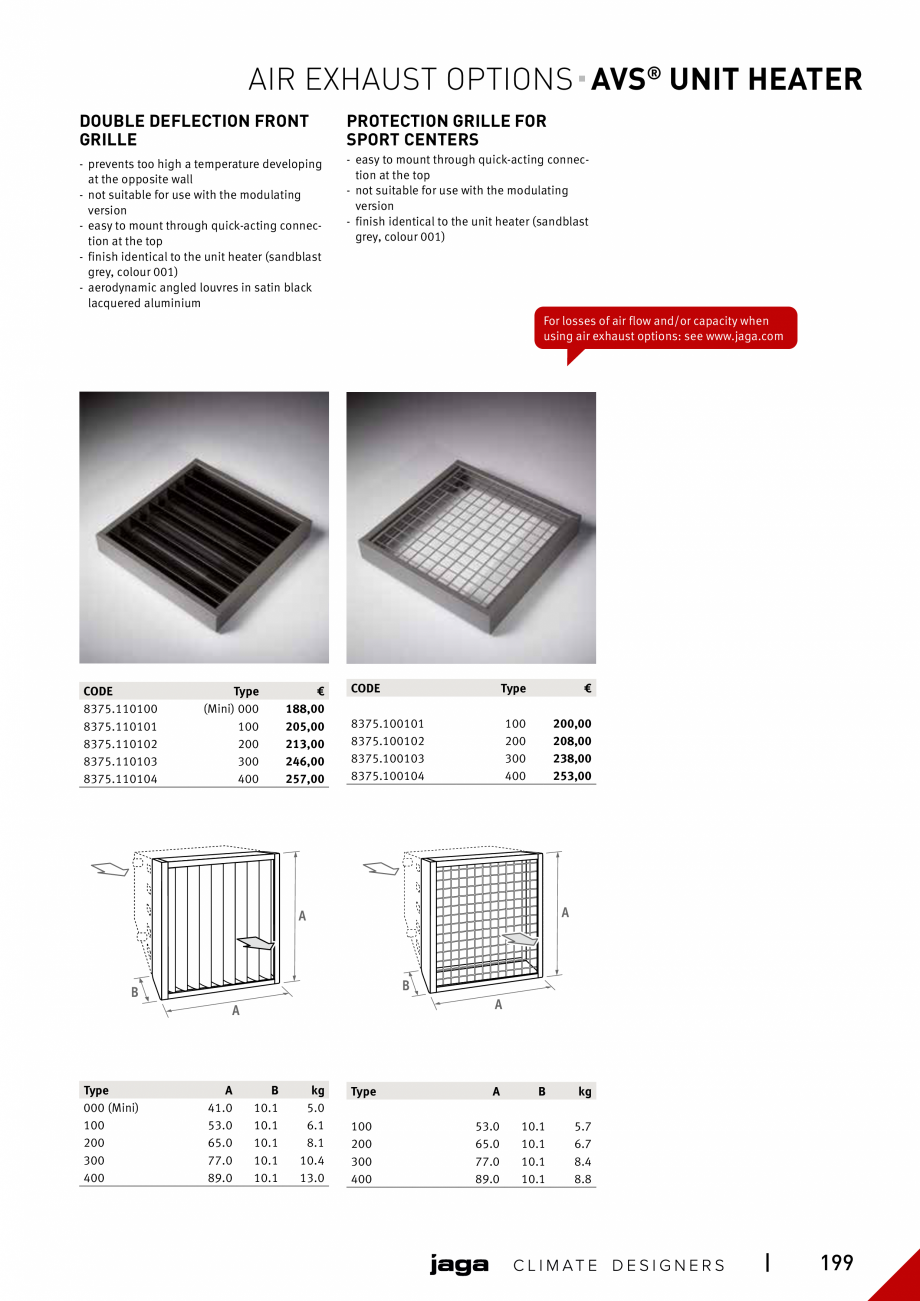 Pagina 198-Catalog general de produse 2020 JAGA CLIMA CANAL, CANAL COMPACT, MINI CANAL, CANAL PLUS, MINI Wall, ...