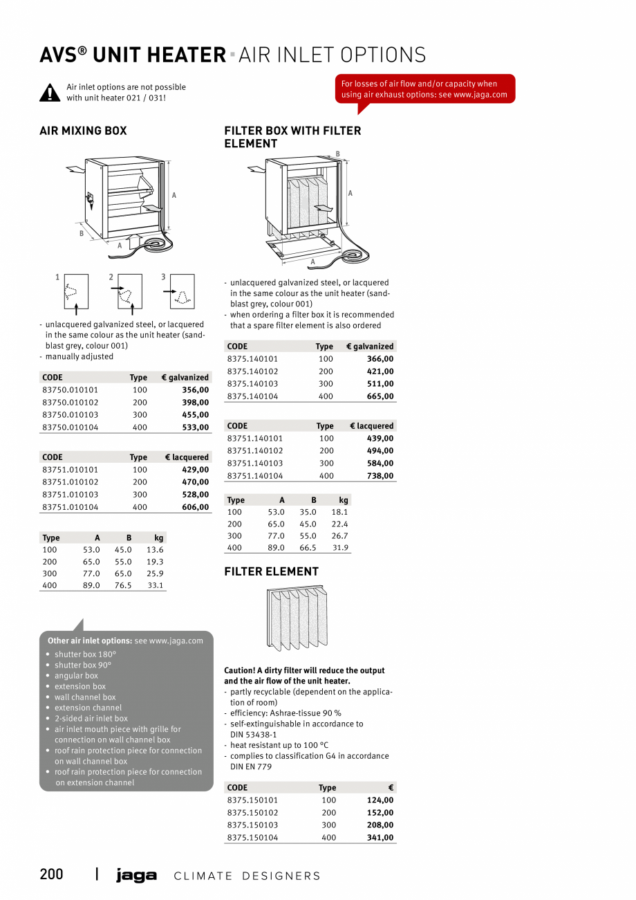 Pagina 199 - Catalog general de produse 2020 JAGA CLIMA CANAL, CANAL COMPACT, MINI CANAL, CANAL PLUS...