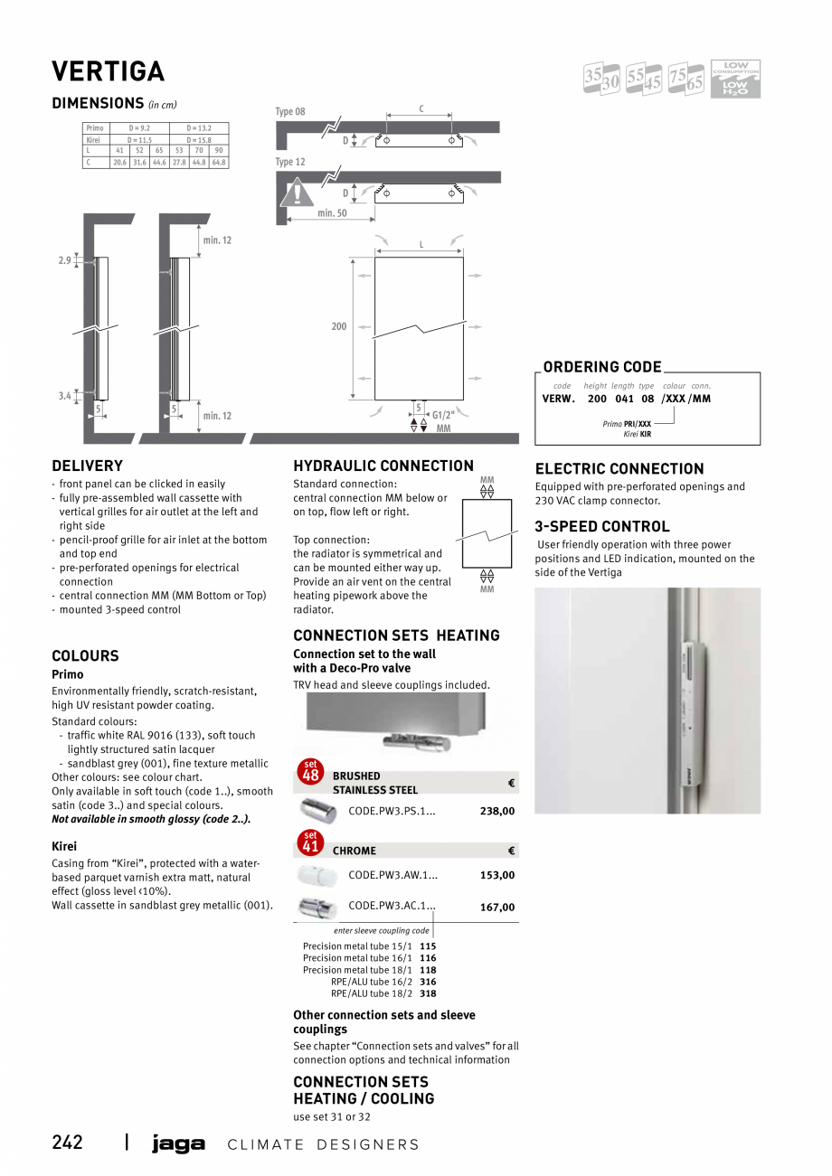 Pagina 242-Catalog general de produse 2020 JAGA CLIMA CANAL, CANAL COMPACT, MINI CANAL, CANAL PLUS, MINI Wall, ...
