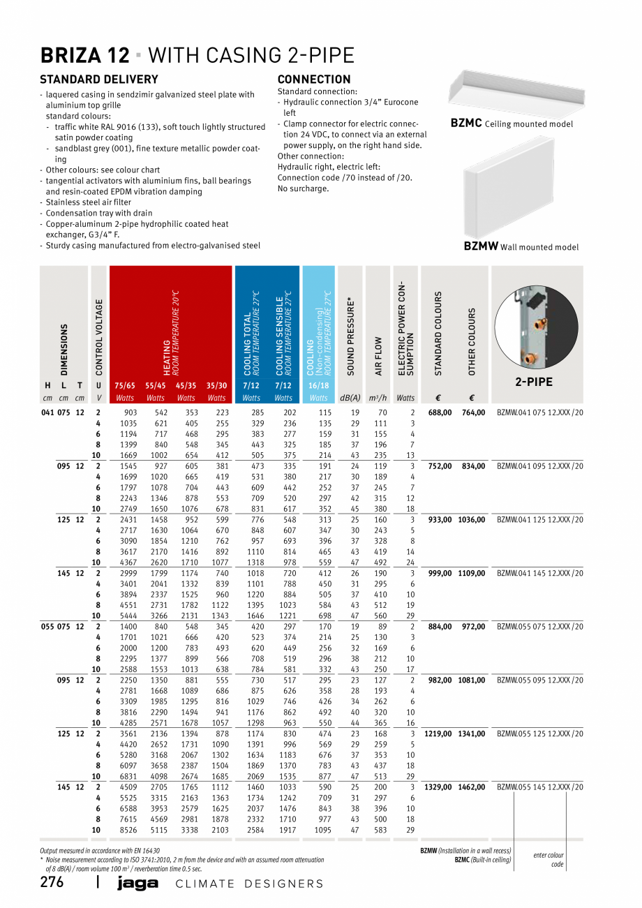 Pagina 276-Catalog general de produse 2020 JAGA CLIMA CANAL, CANAL COMPACT, MINI CANAL, CANAL PLUS, MINI Wall, ...