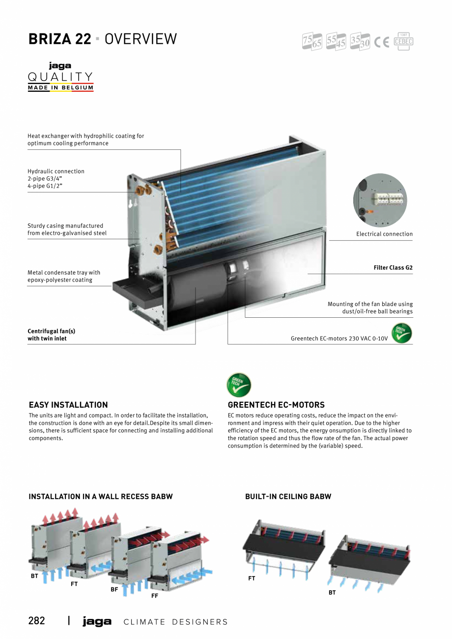 Pagina 282-Catalog general de produse 2020 JAGA CLIMA CANAL, CANAL COMPACT, MINI CANAL, CANAL PLUS, MINI Wall, ...