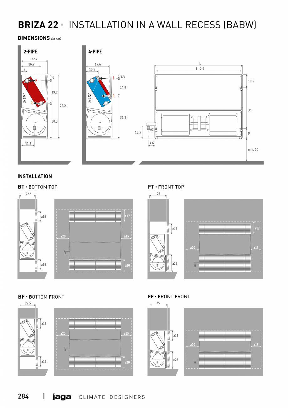 Pagina 284-Catalog general de produse 2020 JAGA CLIMA CANAL, CANAL COMPACT, MINI CANAL, CANAL PLUS, MINI Wall, ...