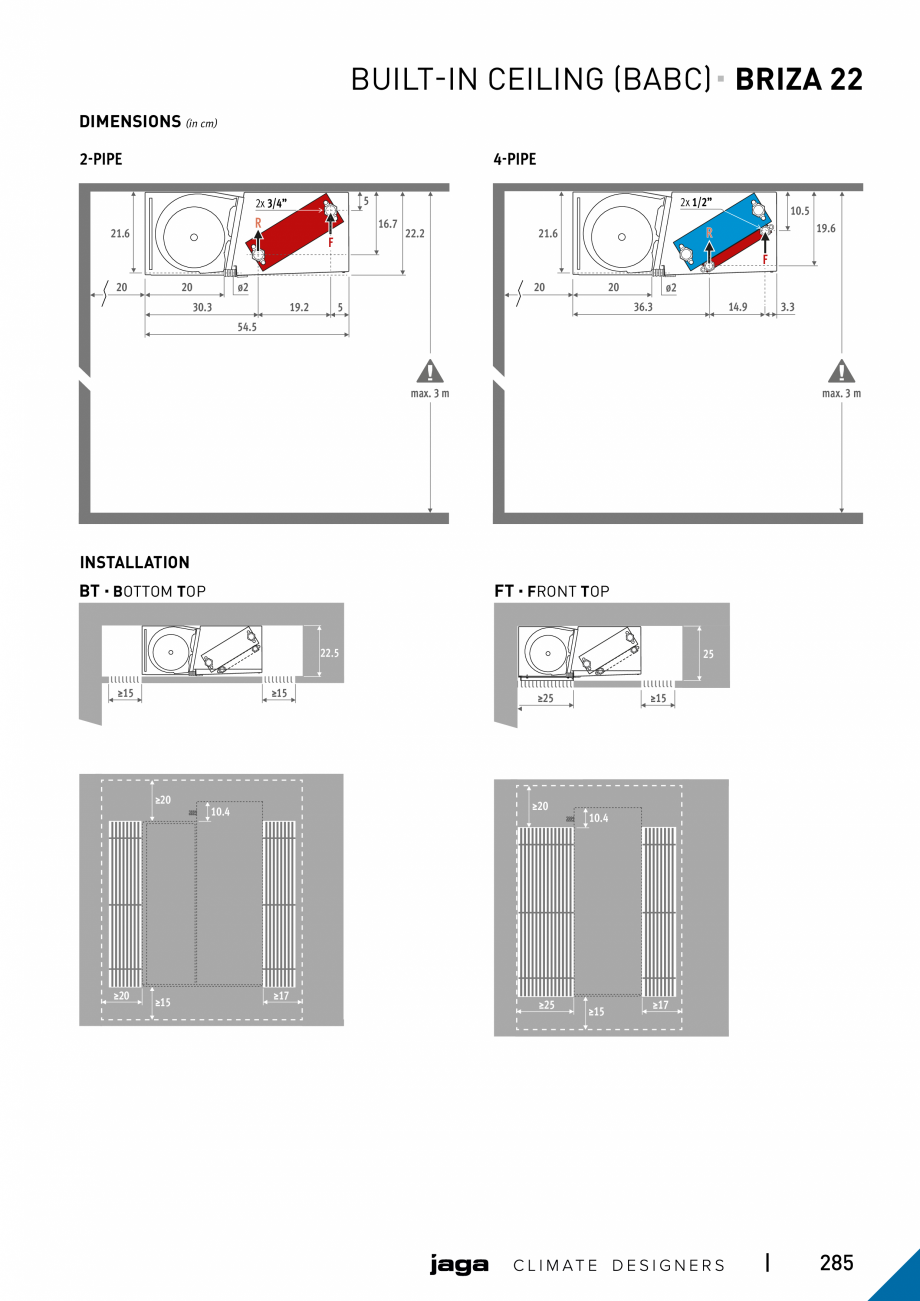 Pagina 285-Catalog general de produse 2020 JAGA CLIMA CANAL, CANAL COMPACT, MINI CANAL, CANAL PLUS, MINI Wall, ...