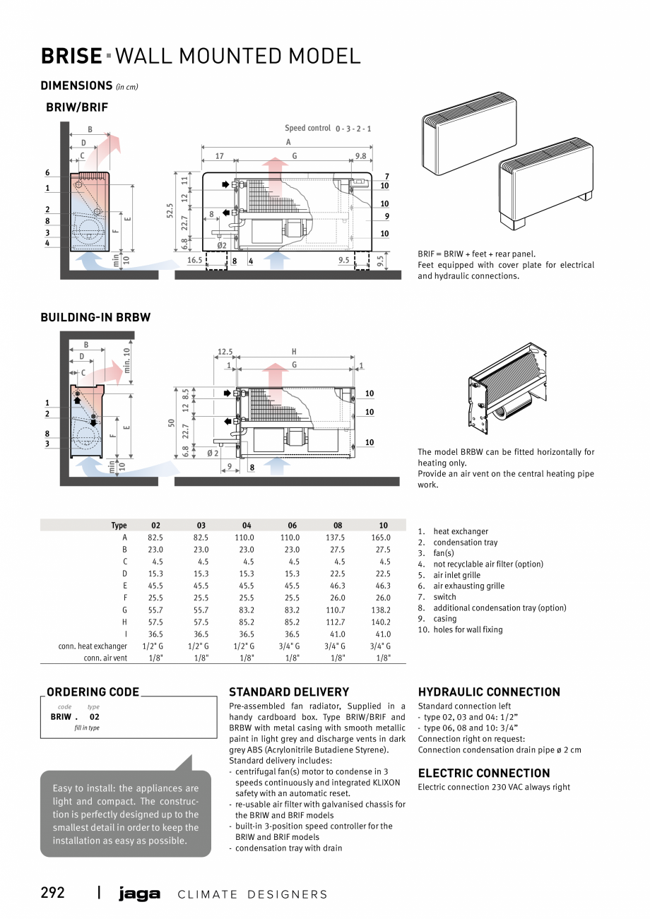 Pagina 292-Catalog general de produse 2020 JAGA CLIMA CANAL, CANAL COMPACT, MINI CANAL, CANAL PLUS, MINI Wall, ...