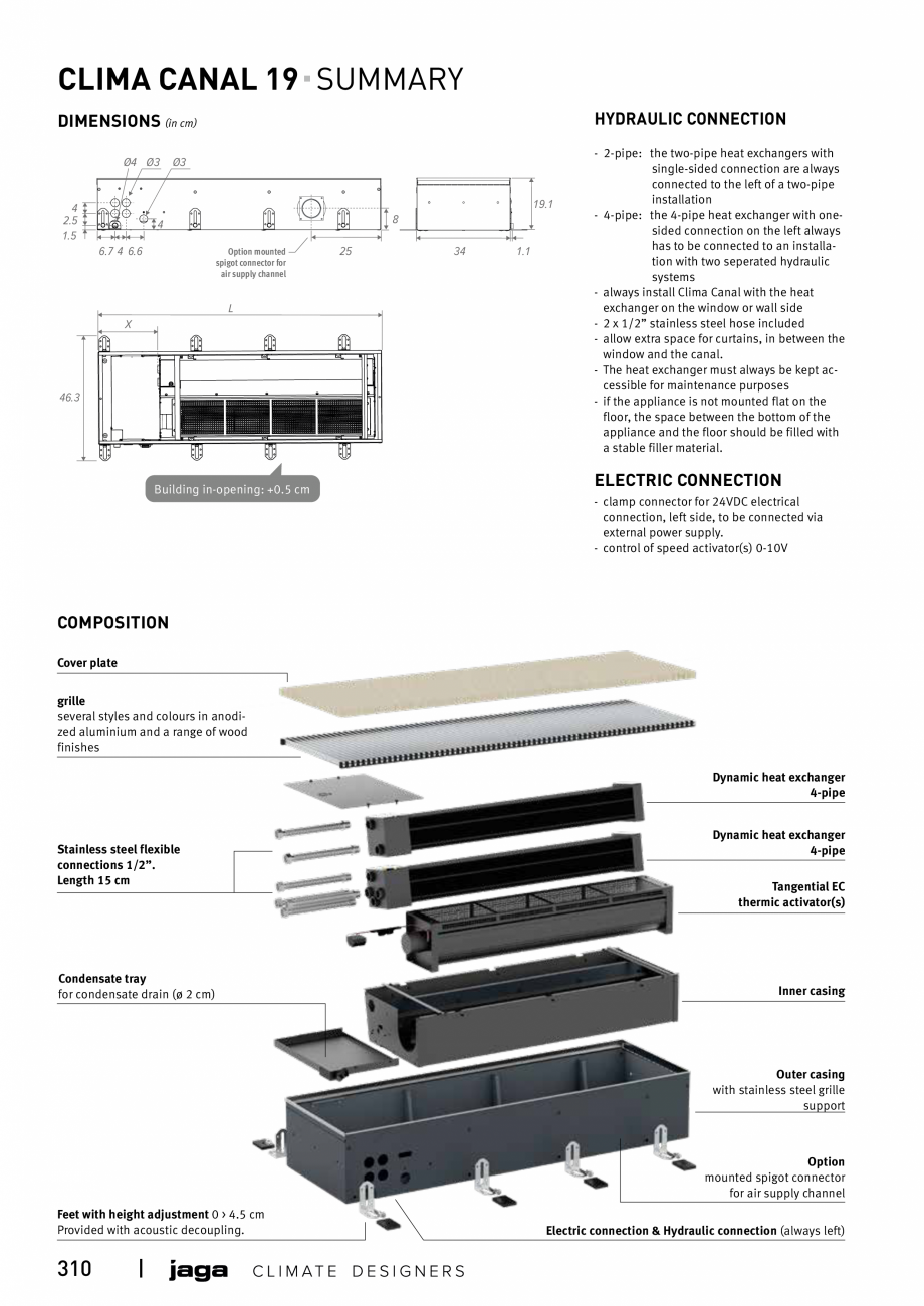 Pagina 310 - Catalog general de produse 2020 JAGA CLIMA CANAL, CANAL COMPACT, MINI CANAL, CANAL PLUS...