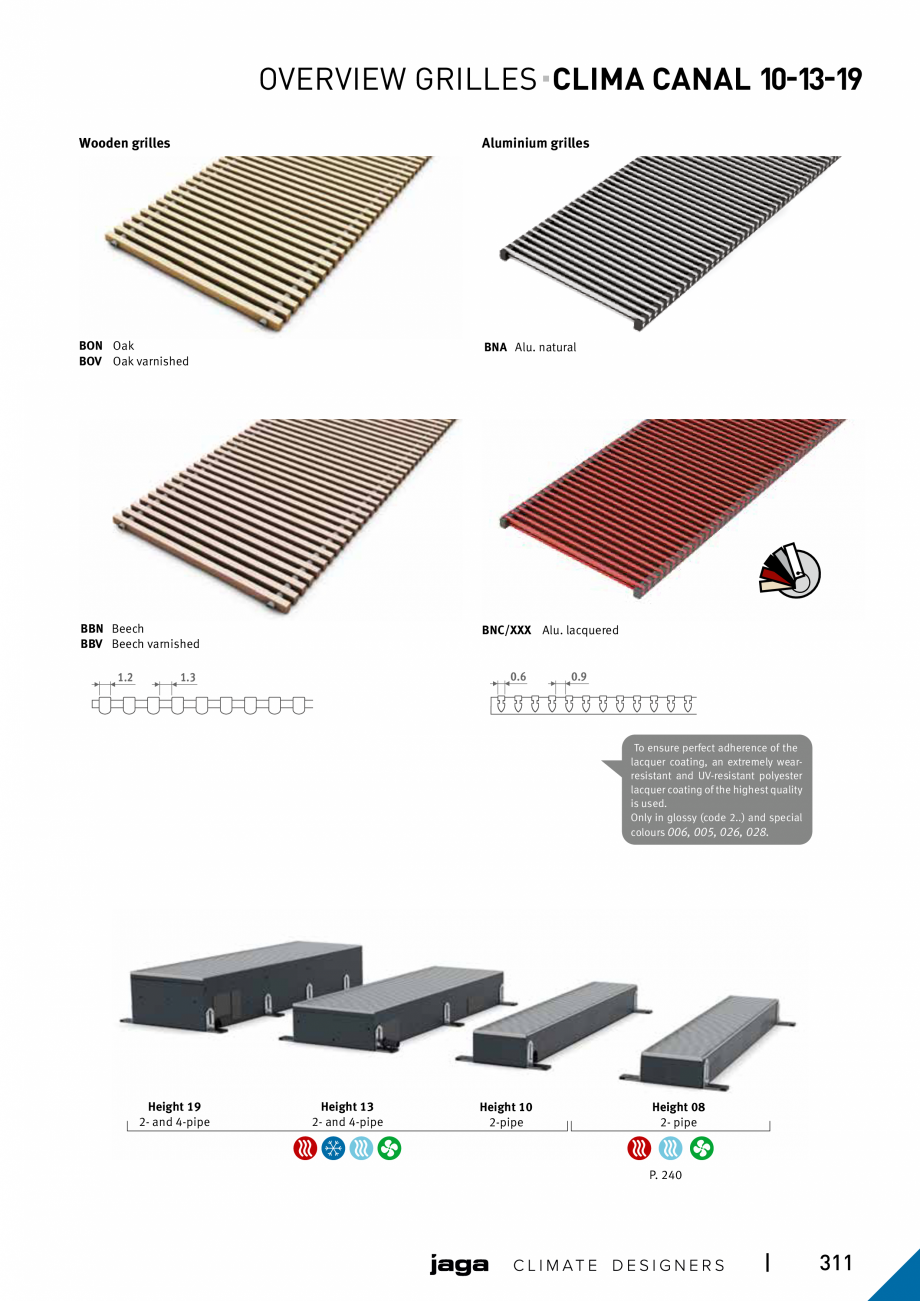 Pagina 311-Catalog general de produse 2020 JAGA CLIMA CANAL, CANAL COMPACT, MINI CANAL, CANAL PLUS, MINI Wall, ...
