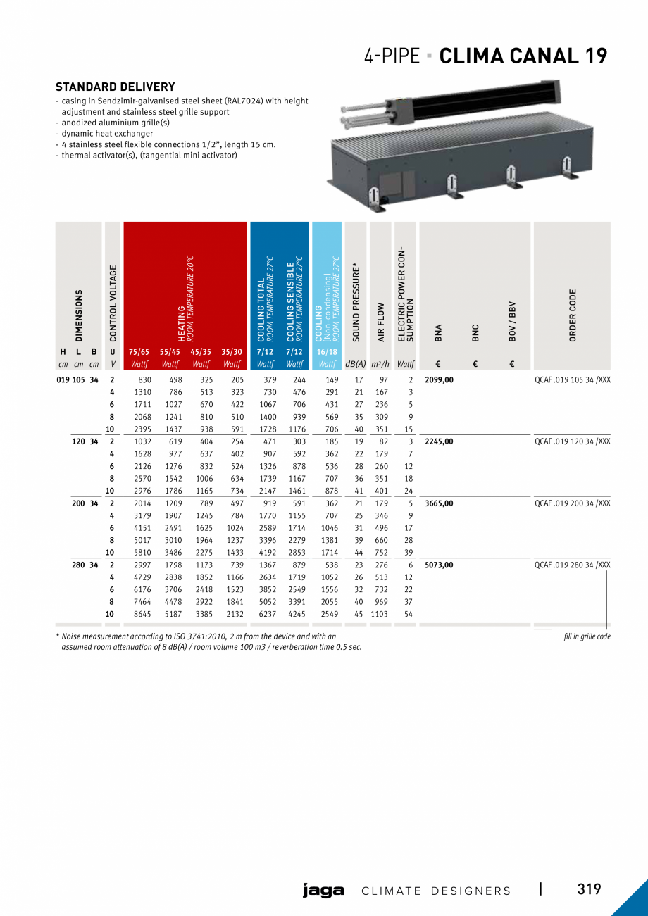 Pagina 319-Catalog general de produse 2020 JAGA CLIMA CANAL, CANAL COMPACT, MINI CANAL, CANAL PLUS, MINI Wall, ...